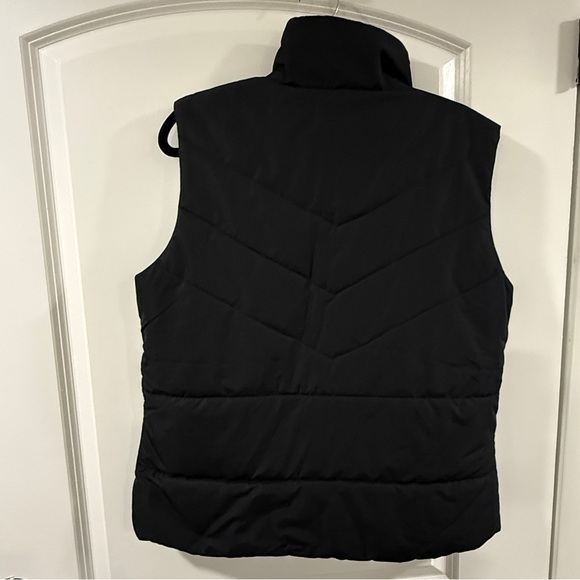 Columbia Women’s Black Insulated Puffer Vest Size L Full Zip Pockets Lightweight - Picture 3 of 8